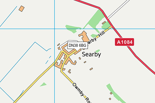 DN38 6BG map - OS VectorMap District (Ordnance Survey)