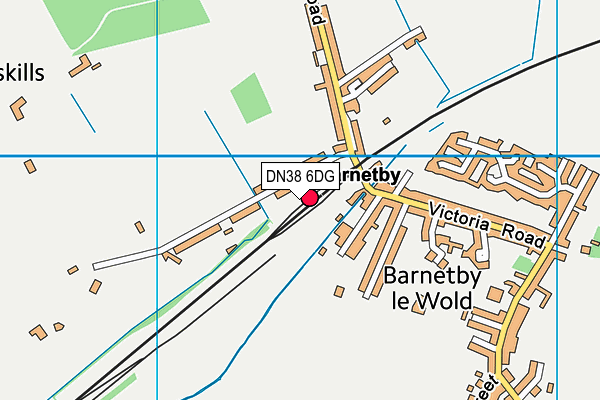 Map of THE WHISTLE (BARNETBY) LTD at district scale