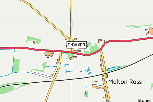 DN38 6DR map - OS VectorMap District (Ordnance Survey)