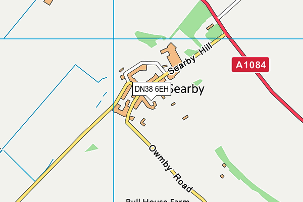 DN38 6EH map - OS VectorMap District (Ordnance Survey)