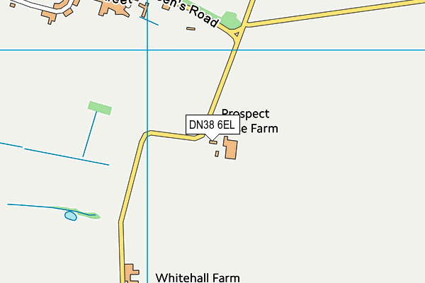 DN38 6EL map - OS VectorMap District (Ordnance Survey)