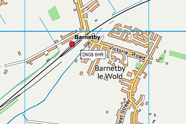 Barnetby Parish Field map (DN38 6HR) - OS VectorMap District (Ordnance Survey)
