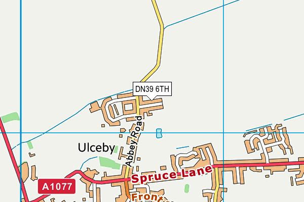 DN39 6TH map - OS VectorMap District (Ordnance Survey)