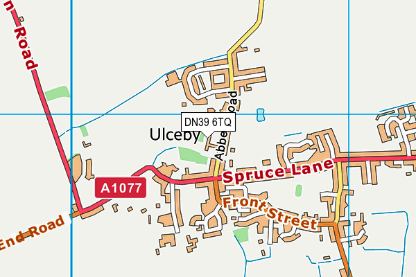 DN39 6TQ map - OS VectorMap District (Ordnance Survey)