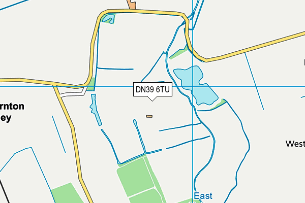 DN39 6TU map - OS VectorMap District (Ordnance Survey)
