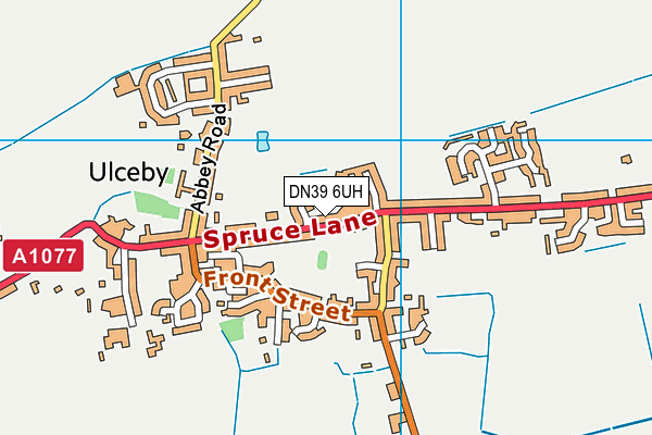 DN39 6UH map - OS VectorMap District (Ordnance Survey)