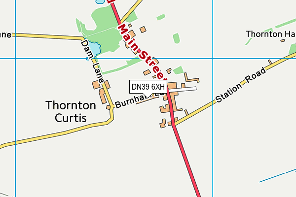 DN39 6XH map - OS VectorMap District (Ordnance Survey)