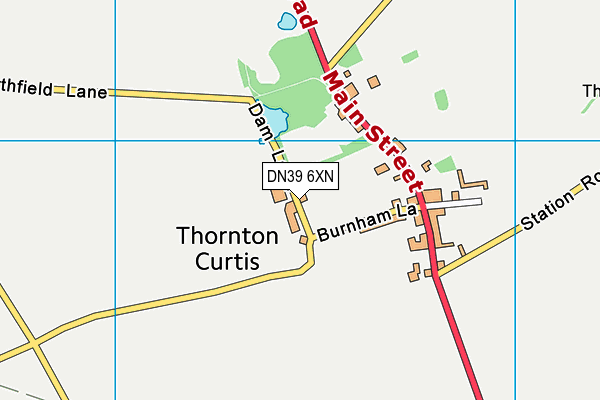 DN39 6XN map - OS VectorMap District (Ordnance Survey)