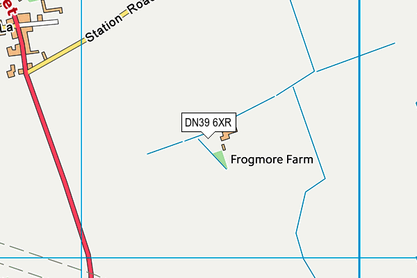 DN39 6XR map - OS VectorMap District (Ordnance Survey)