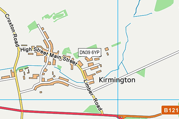 Kirmington CofE Primary School map (DN39 6YP) - OS VectorMap District (Ordnance Survey)