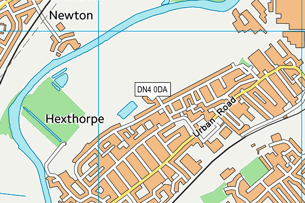 Eden Grove Sports Ground (Closed) map (DN4 0DA) - OS VectorMap District (Ordnance Survey)