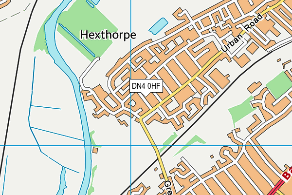 DN4 0HF map - OS VectorMap District (Ordnance Survey)