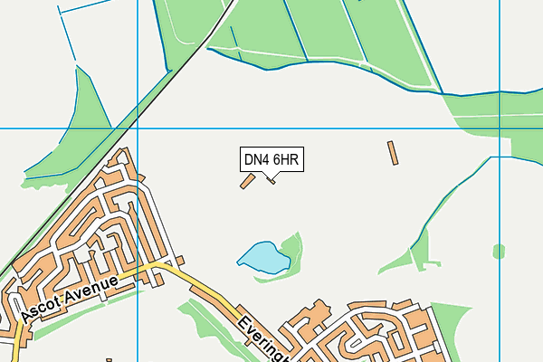 DN4 6HR map - OS VectorMap District (Ordnance Survey)