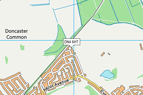 DN4 6HT map - OS VectorMap District (Ordnance Survey)