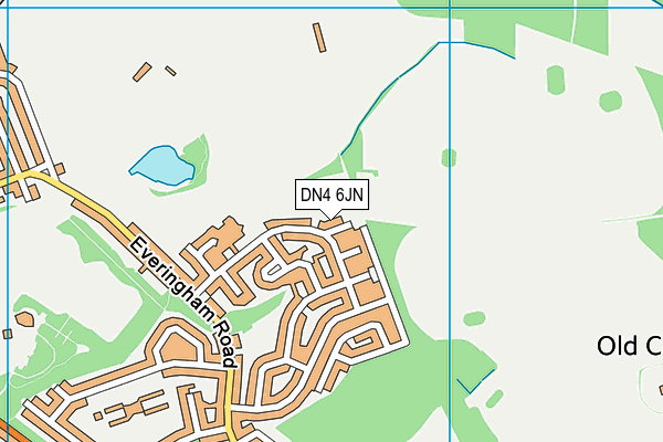 DN4 6JN map - OS VectorMap District (Ordnance Survey)