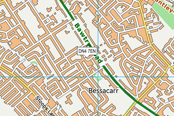DN4 7EN map - OS VectorMap District (Ordnance Survey)