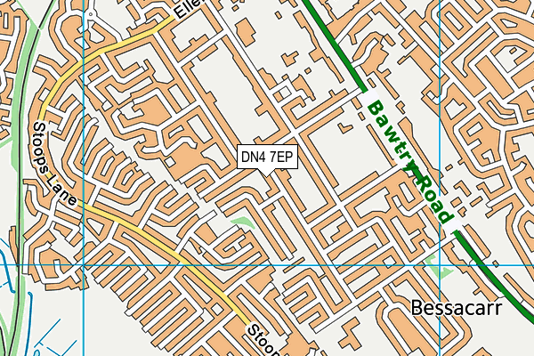 DN4 7EP map - OS VectorMap District (Ordnance Survey)