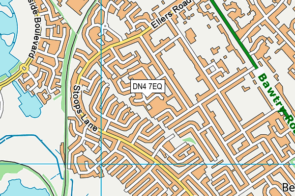 DN4 7EQ map - OS VectorMap District (Ordnance Survey)