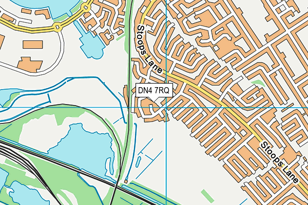 DN4 7RQ map - OS VectorMap District (Ordnance Survey)