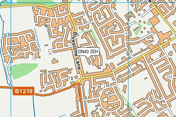 DN40 2EH map - OS VectorMap District (Ordnance Survey)