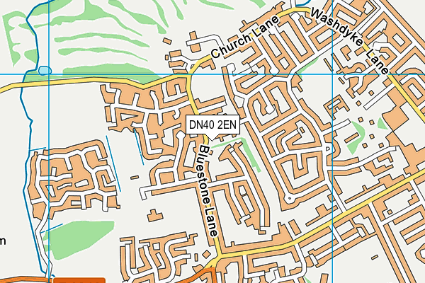 DN40 2EN map - OS VectorMap District (Ordnance Survey)