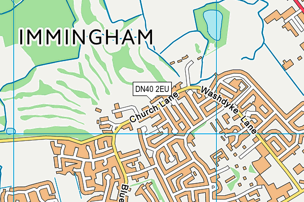 Immingham Golf Club (Closed) map (DN40 2EU) - OS VectorMap District (Ordnance Survey)