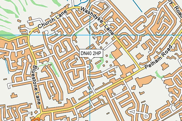 Pilgrim Academy map (DN40 2HP) - OS VectorMap District (Ordnance Survey)