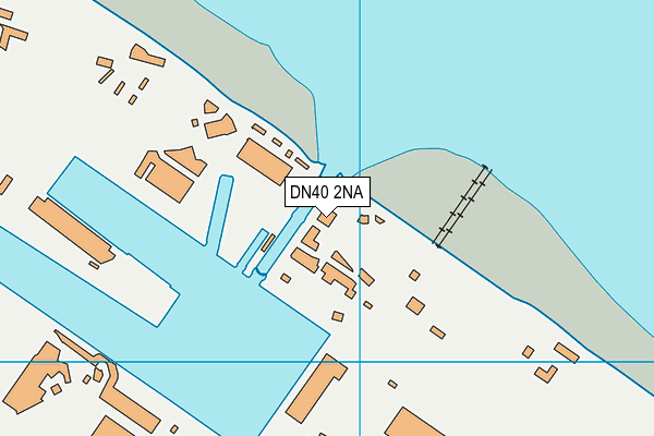 DN40 2NA map - OS VectorMap District (Ordnance Survey)