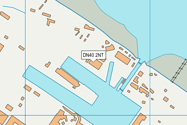 DN40 2NT map - OS VectorMap District (Ordnance Survey)