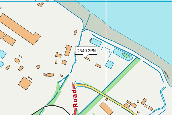 DN40 2PN map - OS VectorMap District (Ordnance Survey)