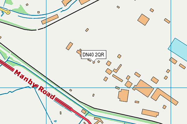 DN40 2QR map - OS VectorMap District (Ordnance Survey)