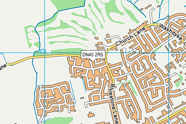 DN40 2RS map - OS VectorMap District (Ordnance Survey)