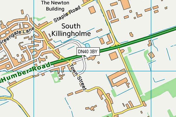 DN40 3BY map - OS VectorMap District (Ordnance Survey)