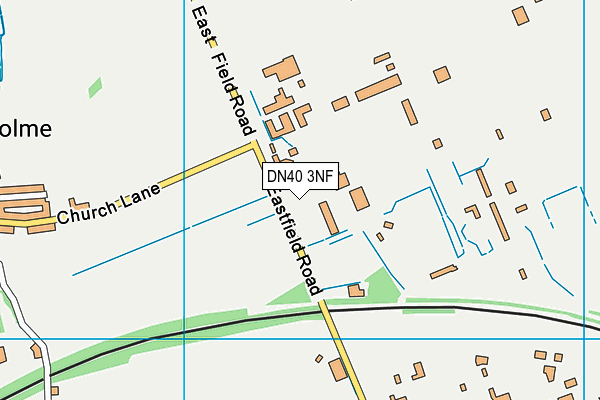 DN40 3NF map - OS VectorMap District (Ordnance Survey)
