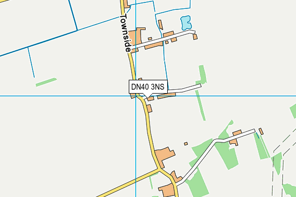 DN40 3NS map - OS VectorMap District (Ordnance Survey)