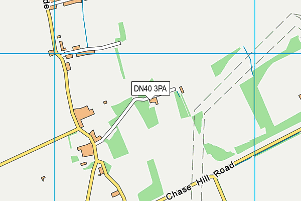 DN40 3PA map - OS VectorMap District (Ordnance Survey)
