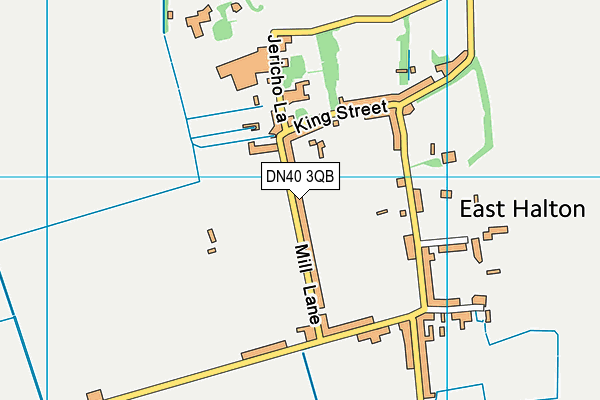 DN40 3QB map - OS VectorMap District (Ordnance Survey)