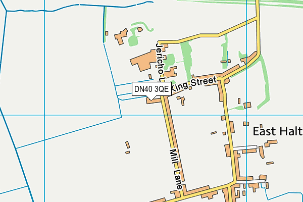 DN40 3QE map - OS VectorMap District (Ordnance Survey)