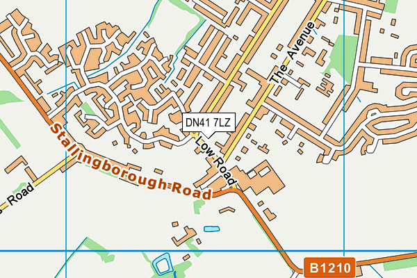 DN41 7LZ map - OS VectorMap District (Ordnance Survey)
