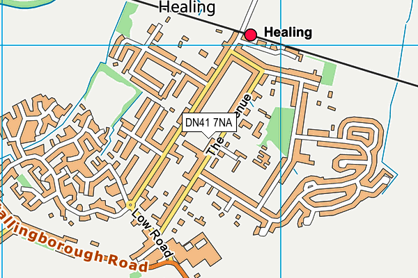 DN41 7NA map - OS VectorMap District (Ordnance Survey)