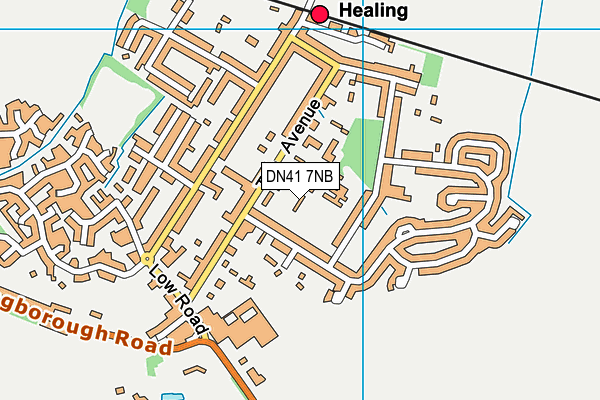 DN41 7NB map - OS VectorMap District (Ordnance Survey)
