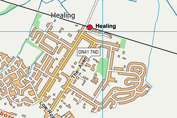 DN41 7ND map - OS VectorMap District (Ordnance Survey)
