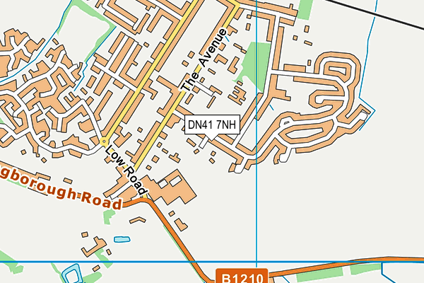 DN41 7NH map - OS VectorMap District (Ordnance Survey)
