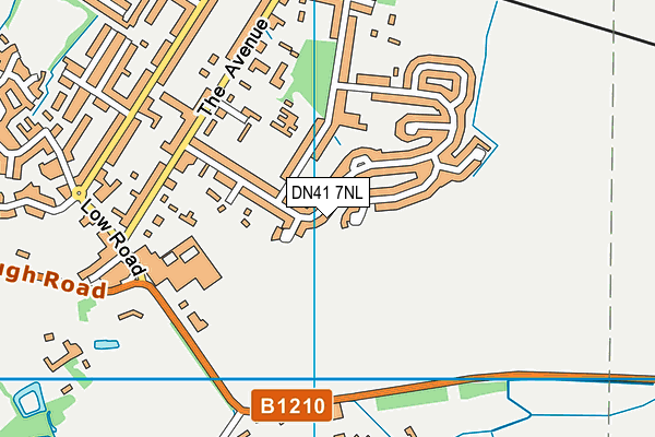 DN41 7NL map - OS VectorMap District (Ordnance Survey)
