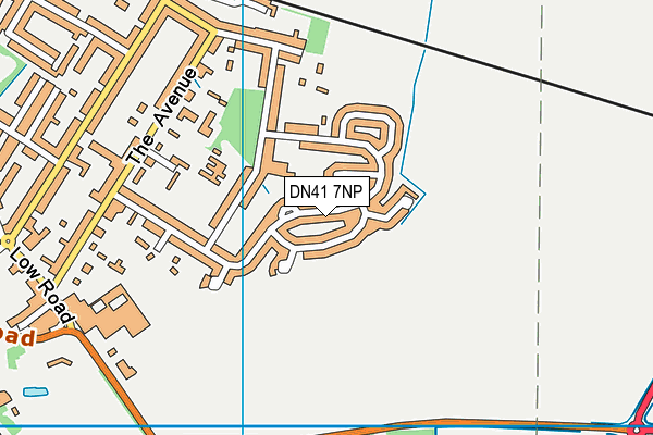DN41 7NP map - OS VectorMap District (Ordnance Survey)