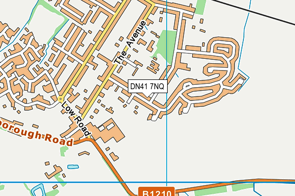 DN41 7NQ map - OS VectorMap District (Ordnance Survey)