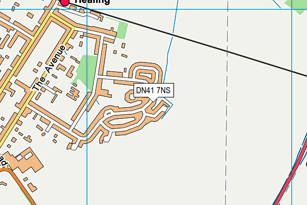 DN41 7NS map - OS VectorMap District (Ordnance Survey)