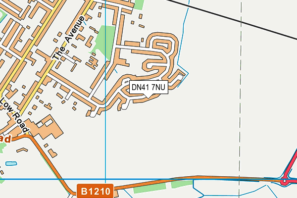 DN41 7NU map - OS VectorMap District (Ordnance Survey)