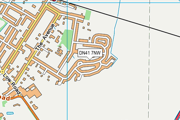 DN41 7NW map - OS VectorMap District (Ordnance Survey)