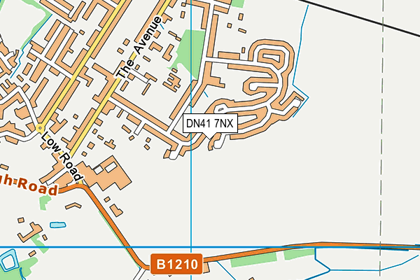 DN41 7NX map - OS VectorMap District (Ordnance Survey)